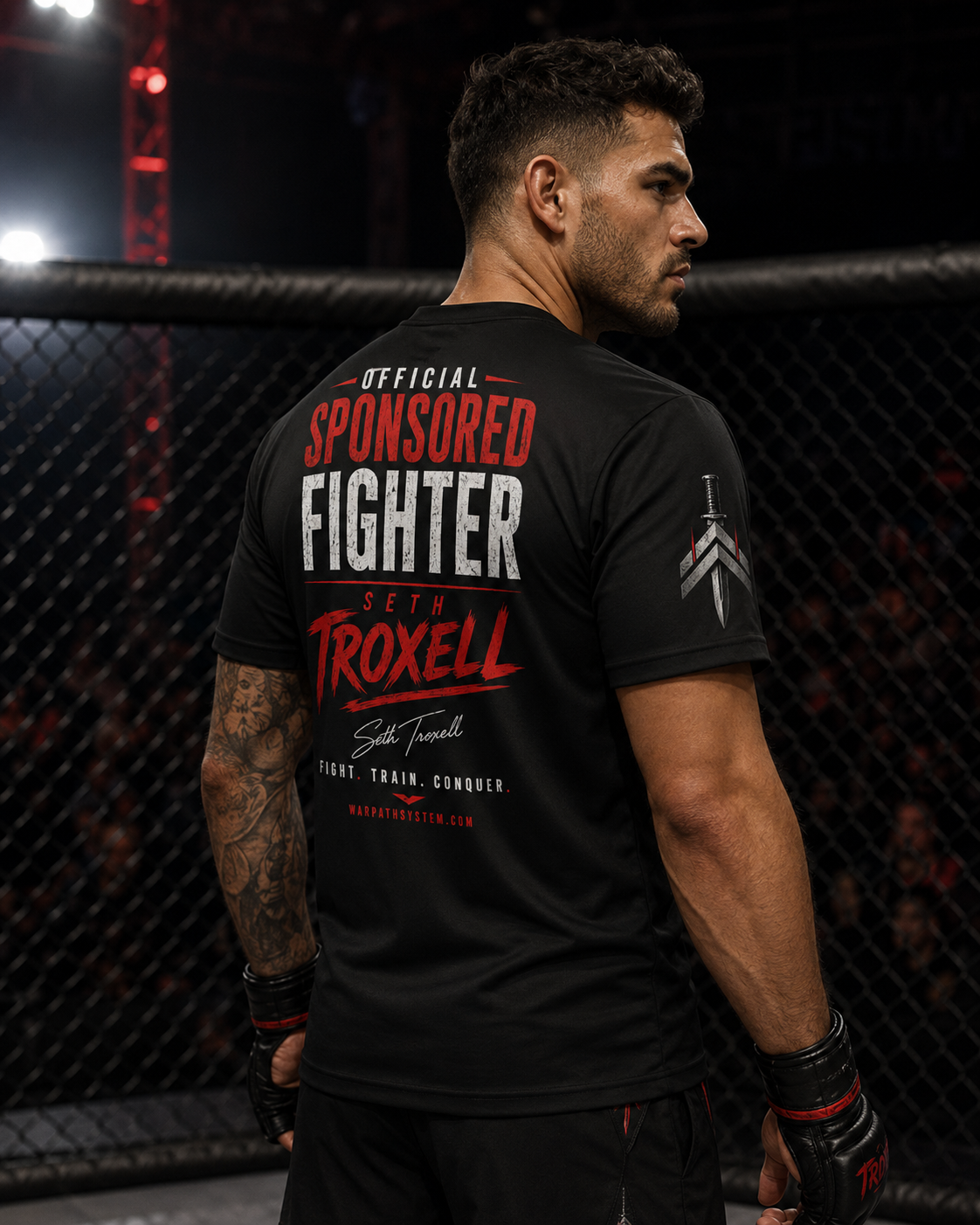 Seth Troxell Sponsored Fighter Performance Tee