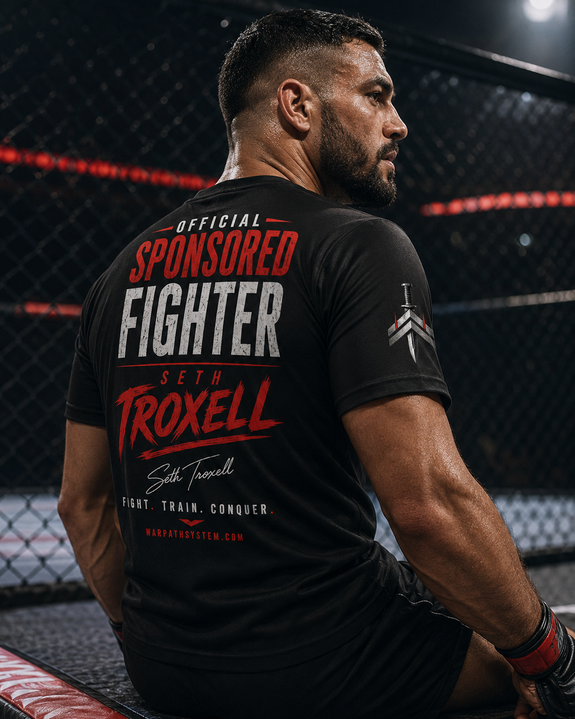 Seth Troxell Sponsored Fighter Performance Tee